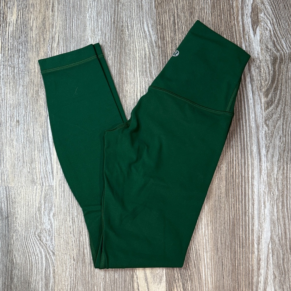 Lululemon Align High Rise Pant Green Leggings 0